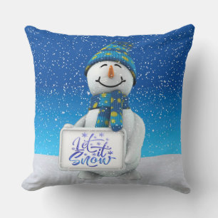 Gelassen SnowThrow-Kissen Kissen