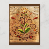 'Gelassen Tee' Postkarte (Vorderseite)