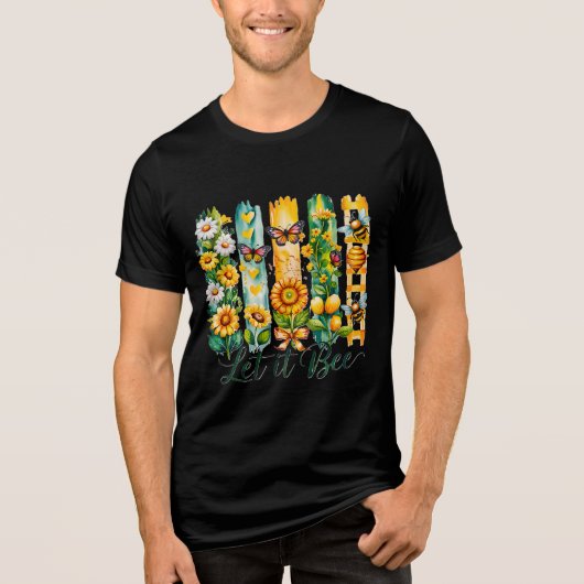 Gelassen Tri-Blend Shirt (Vorderseite)