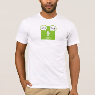 Gelassen uns Apple-T - Shirt sprechen