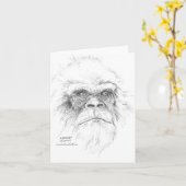 Gelassen uns Bigfoot-Gruß-Karten sprechen Karte (Gelbe Blume)