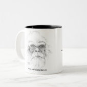 Gelassen uns Bigfoot-Tassen sprechen Zweifarbige Tasse (Vorderseite Links)