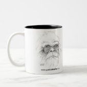 Gelassen uns Bigfoot-Tassen sprechen Zweifarbige Tasse (Links)
