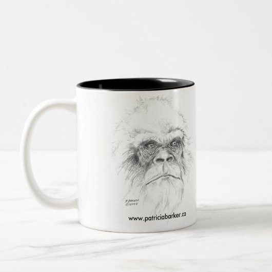Gelassen uns Bigfoot-Tassen sprechen Zweifarbige Tasse (Links)