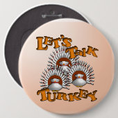 Gelassen uns die Türkei sprechen Button (Vorne & Hinten)
