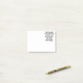 Gelassen uns dieses oben einwickeln post-it klebezettel (Auf Schreibtisch)