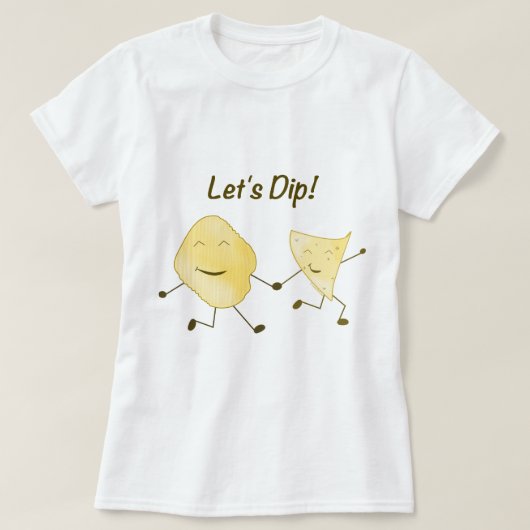 Gelassen uns eintauchen! T-Shirt (Design vorne)