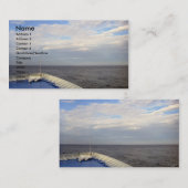 Gelassen uns erforschen Sie,/kreuzende Visitenkarte (Vorne/Hinten)