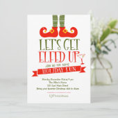 Gelassen uns erhalten Sie Elfed herauf Einladung (Stehend Vorderseite)