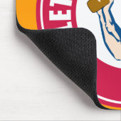 Gelassen uns erhalten Sie gehämmert Mousepad (Ecke)