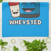 Gelassen uns erhalten Sie Wheysted - lustigen Geschirrtuch (Gefaltet)