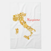 Gelassen uns essen Sie - italienisches Handtuch (Vertikal)