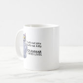 Gelassen uns essen Sie Kitty Kaffeetasse (Vorderseite Links)