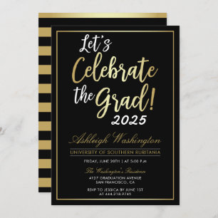 Gelassen uns feiern Sie den Absolventen!   Einladung