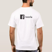 Gelassen uns Freunde auf Facebook werden T-Shirt (Rückseite)