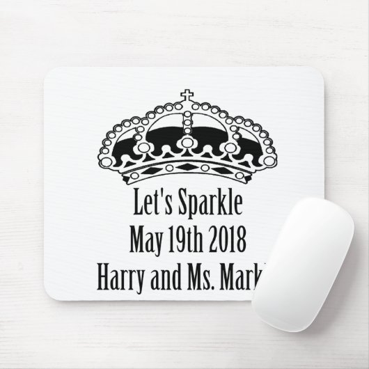 Gelassen uns funkeln Harry u. Meghan, am 19. Mai Mousepad (Mit Mouse)