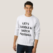 Gelassen uns Fußball streicheln u. aufpassen. Sweatshirt (Vorne ganz)