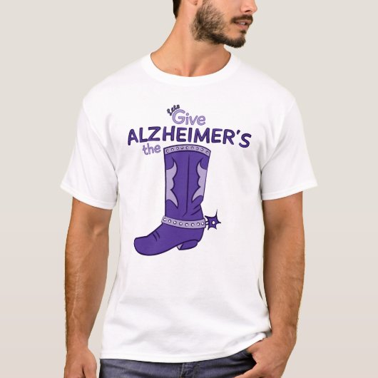 Gelassen uns geben Sie Alzheimer das Shirt (Vorderseite)