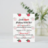 Gelassen uns gehen Apple-Sammeln! Einladung (Stehend Vorderseite)