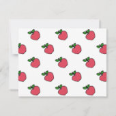 Gelassen uns gehen Apple-Sammeln! Einladung (Rückseite)