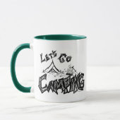 Gelassen uns gehen Campings-Entwurf im Freien Tasse (Links)