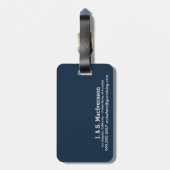 Gelassen uns gehen Cruisin Gepäckanhänger (Rückseite vertikal)