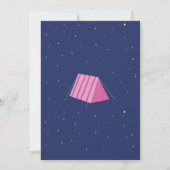 Gelassen uns gehen Glamping Einladung (Rückseite)