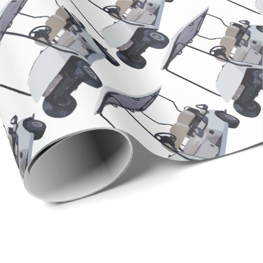 Gelassen uns gehen Sie Golf zu spielen Geschenkpapier (Rolleneckpunkt)