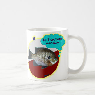 Gelassen uns gehen Sie, Großvater zu fischen Kaffeetasse