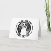 Gelassen uns gehen Sie suchen nach einem Mikro im Einladung (Rückseite)