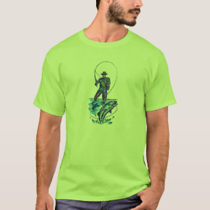 Gelassen uns gehen Sie, T - Shirt zu fischen