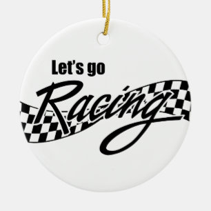 Gelassen uns gehen Sie zu laufen Keramik Ornament