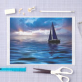 Gelassen uns gehen Sie zu segeln Seidenpapier (Handwerk)