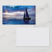 Gelassen uns gehen Sie zu segeln Visitenkarte (Vorne/Hinten)