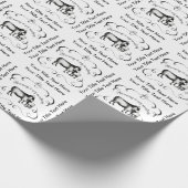 Gelassen uns gelangen Sie zurück an unsere Schafe Geschenkpapier (Ecke)