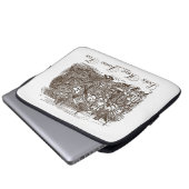Gelassen uns haben Sie irgendein Tee-Märchenland Laptopschutzhülle (Vorne Knopf)