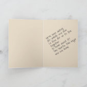 Gelassen uns, in zusammen verbindet sich zu einladung (Innenseite)