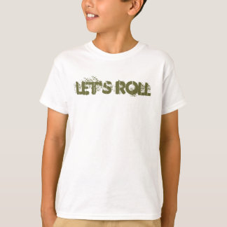 Gelassen uns Jungen-T-Shirt rollen T-Shirt