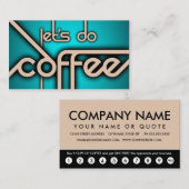 gelassen uns Kaffee (Lochkarte) tun Treuekarte (Vorne/Hinten)