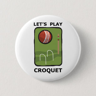 Gelassen uns Krokett spielen Button