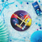 Gelassen uns Krokettgrunge-Art spielen Pappteller (Party)