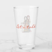 Gelassen uns Kuchen-ukrainische Volkskunst Glas (Rückseite)