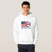 Gelassen uns machen Sie Amerika Großbritannien Hoodie (Vorne ganz)