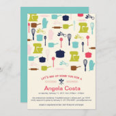 Gelassen uns mischen Sie oben etwas Spaß - Einladung (Vorne/Hinten)