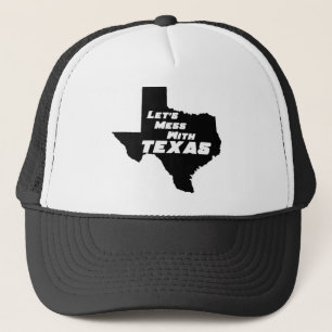 Gelassen uns mit Texas-Schwarzem verwirren Truckerkappe