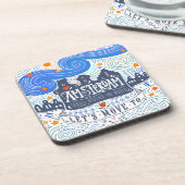 Gelassen uns nach Amsterdam übersiedeln Untersetzer (Linke Seite)