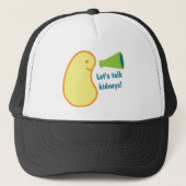 Gelassen uns Nieren-Fernlastfahrer-Hut sprechen Truckerkappe (Vorderseite)