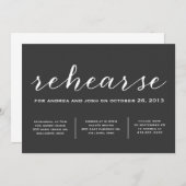 Gelassen uns proben Sie Kalligraphie-Einladung Einladung (Vorne/Hinten)