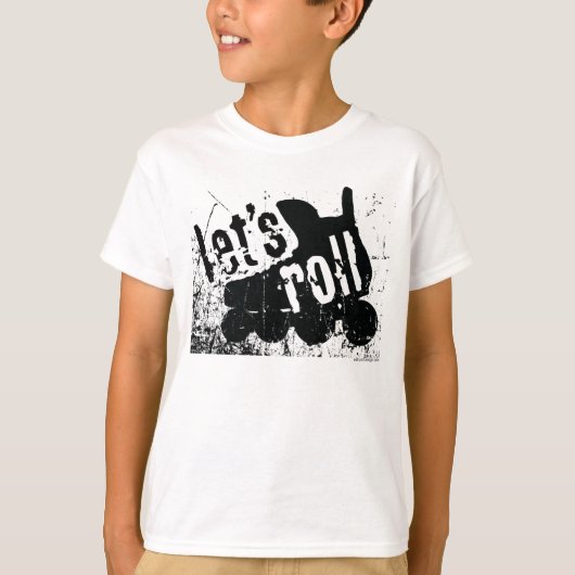 Gelassen uns rollen (Rollen-Hockey) T-Shirt (Vorderseite)