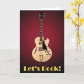 Gelassen uns schaukeln! Gruß-Karte Karte (Gelbe Blume)